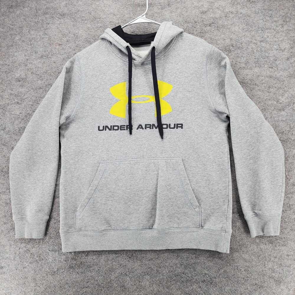 Under Armour Hoodie Womens Medium Fitted Cold Gear Gray